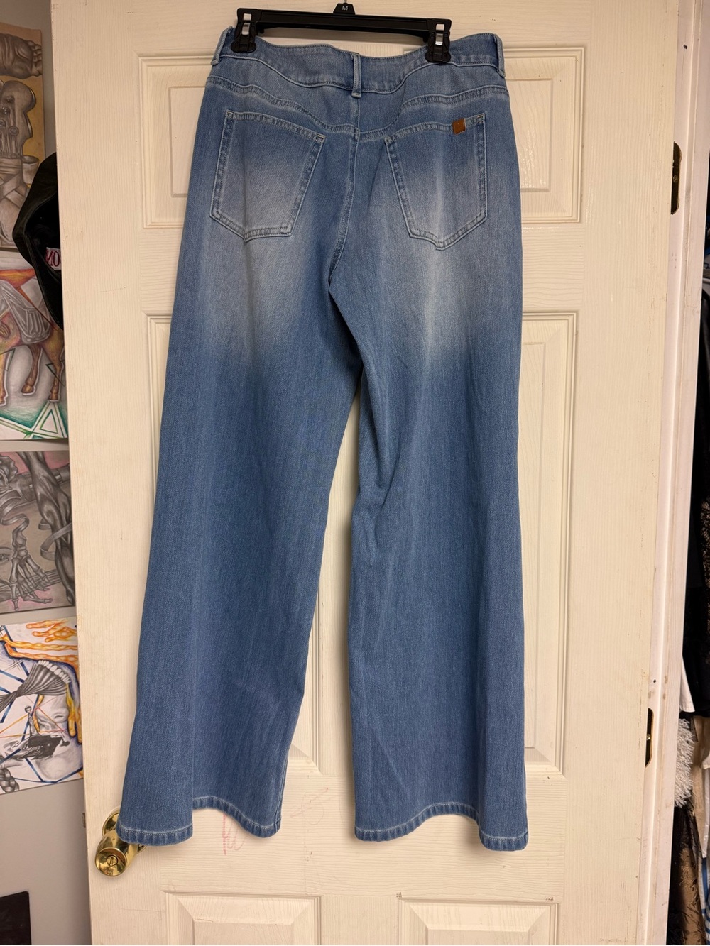 Halara Light Wash Wide Leg Jeans